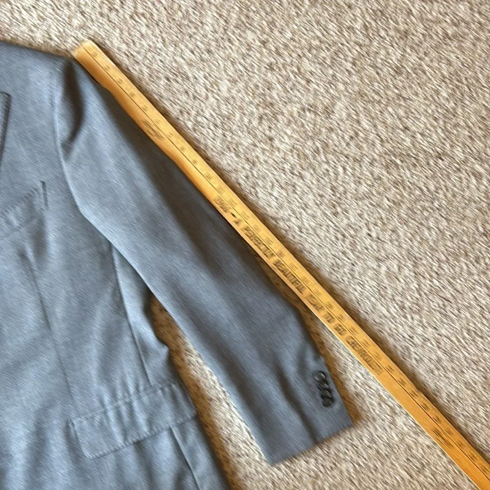 2022 SuitSupply Suit Supply La Spalla 21 Micron Tropical Wool Blazer Slim 46 R